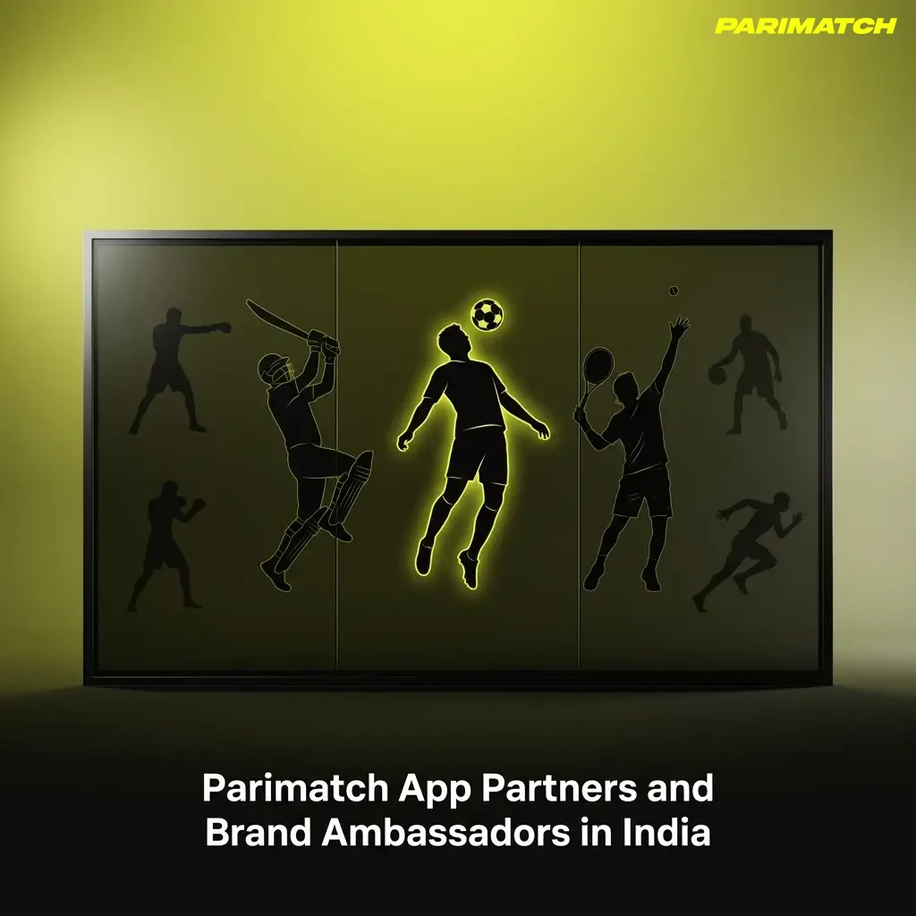 Parimatch App brand ambassadors including McGregor, Tyson, Shevchenko and Lomachenko promoting the platform in India