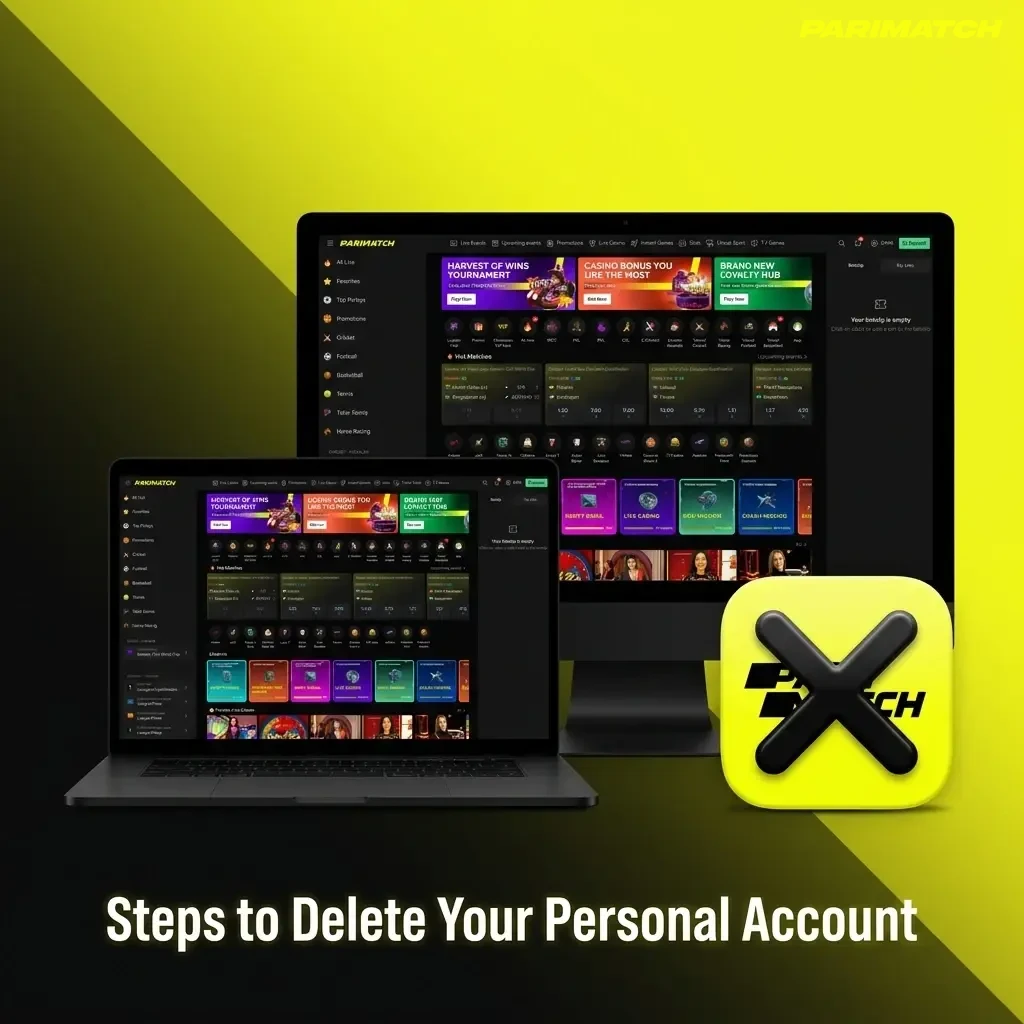 Steps to delete a personal account including login, settings navigation, closure request, and email confirmation process