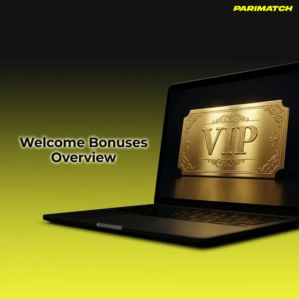 Parimatch App welcome bonuses table showing Sports, Casino, Slots and IPL offers with percentages up to 1000%