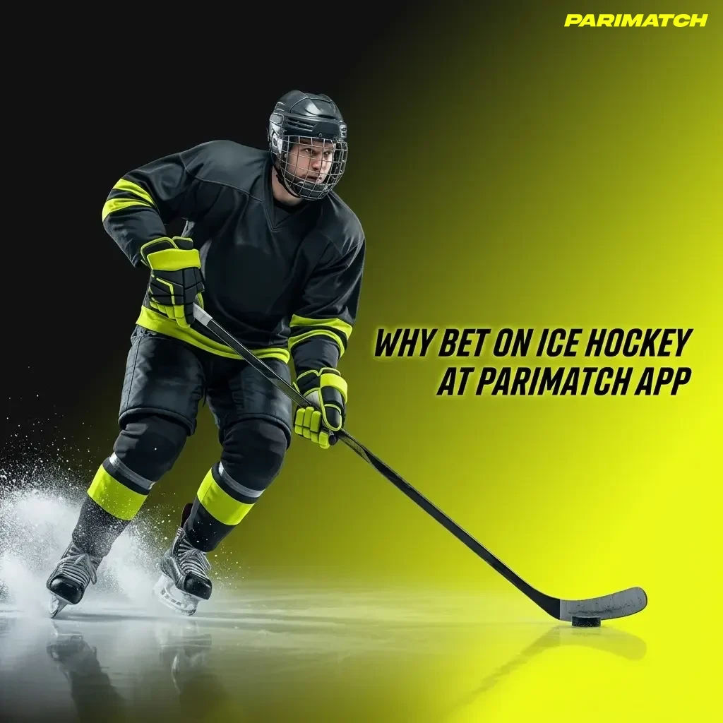 Parimatch App ice hockey betting features including live markets, INR support, and competitive NHL and KHL odds